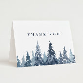 Aquarelle Arbres À feuillage persistant Merci Mari