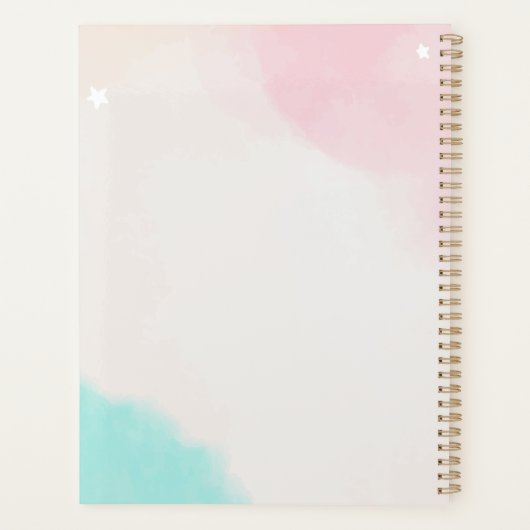 Aquarelle Arc-en-ciel (Dos)