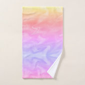 Aquarelle arc-en-ciel (Serviette à main)