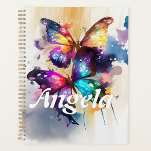 Aquarelle Arc-en-ciel Boutique papillons