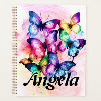 Aquarelle Arc-en-ciel Boutique papillons