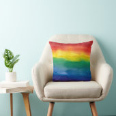Aquarelle arc-en-ciel Coussin (Chaise)