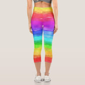 Aquarelle Arc-en-ciel de Capri Leggings (Verso)
