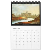 Aquarelle Art 2024 Beau calendrier mural (Mar 2026)