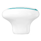 Aquarelle art aqua rocking cheval bouton (Côté)