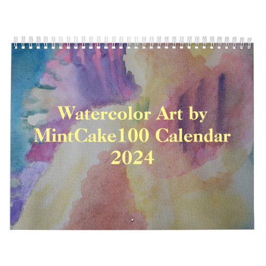 Aquarelle Art par MintCake100 Calendrier 2024 (Protection)