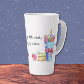 Aquarelle Art professeur Latte Mug avec devis