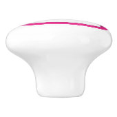 Aquarelle art rose rocking cheval bouton (Côté)