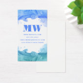 Aquarelle artistique bleu vert (Bureau)