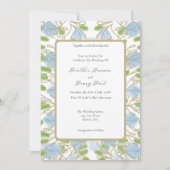 Aquarelle artistique moderne Faire-part de mariage (Devant)