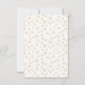 aquarelle automne chute feuillage carte de remerci (Dos)