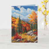 Aquarelle Automne Couleurs Automne Accueil Carte P (Fleur jaune)