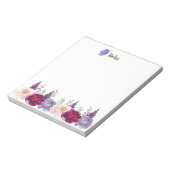 Aquarelle Autonomes Blooms Automne Bloc-notes pers (Tourné)