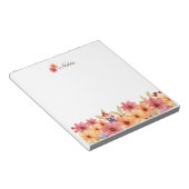 Aquarelle Autonomes Blooms Automne Bloc-notes pers (Incliné)