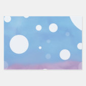 Aquarelle avec points blancs 1 feuilles de papier (Devant 2)