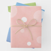 Aquarelle avec points blancs 1 feuilles de papier (En situation)