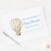 Aquarelle Balloon Teddy Bear Étiquettes (Enveloppe)