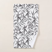 Aquarelle Bambou Japonais (Serviette à main)