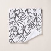 Aquarelle Bambou Japonais (Gant de toilette)