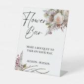 Aquarelle Barre de fleurs signe fleur de douche nu (Recto)