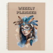 Aquarelle Beauté tribale : Esprit d'art bohème (Devant)