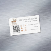 Aquarelle Bébé Bébé Carte de visite assis (In Situ)