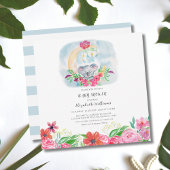 Aquarelle Bébé Koala Avec Invitation Lune