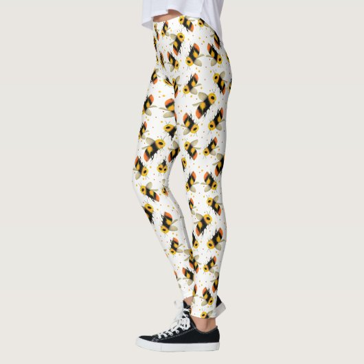 Aquarelle Bees Leggings (Gauche)