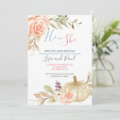 Aquarelle Blanc Automne Genre Reveillez Invitation (Debout devant)