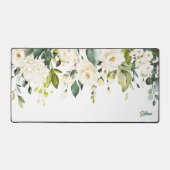 Aquarelle blanche Hydrangea et Roses Personnalisé (Recto)