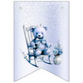 Aquarelle Bleu Baby Bear Bund Drapeau (Premier drapeau)