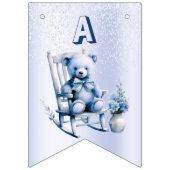 Aquarelle Bleu Baby Bear Bund Drapeau (Troisième drapeau)
