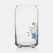 Aquarelle bleu clair Fête des mariées florale pers (Droite)