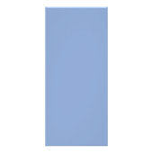 Aquarelle bleu clair Floral | Menu Lt Bleu (Dos)