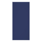 Aquarelle bleu clair Floral | Menu Mariage Marine (Dos)