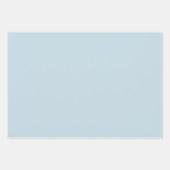 Aquarelle bleu doux OEufs de Pâques Papier d'envel (Devant 3)