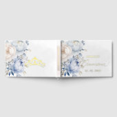 Aquarelle bleu Dusty Floral Quinceañera (Complet)