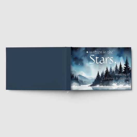 Aquarelle Bleu étoile Ciel Mariage céleste (Complet)