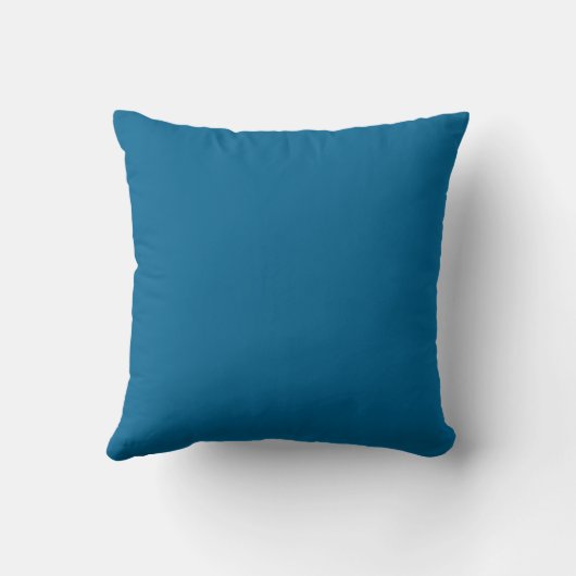 Aquarelle bleu foncé Iris Coussin (Verso)