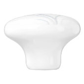 Aquarelle bleu gris fleur sauvage poignée (Côté)