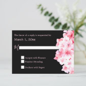 Aquarelle bleu Hydrangea RSVP (Debout devant)