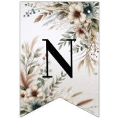 Aquarelle bleu ivoire Drapeau de jonction (Troisième drapeau)