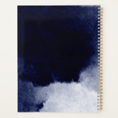 Aquarelle bleu marine Chic Aquarelle rose pâle (Dos)