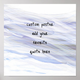 aquarelle bleu pâle et gris ajouter un poster de d