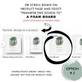 Aquarelle bleu vert, Affiche de bienvenue Mariage