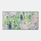 Aquarelle Bleu violet Meurtre de fleurs sur la mon (Recto)