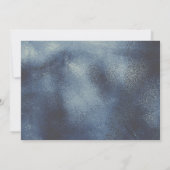 Aquarelle bleu Wreath Boy Photo Baptême Merci (Dos)