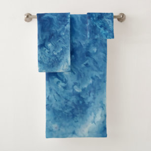 Aquarelle bleue