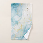 Aquarelle bleue (Serviette à main)