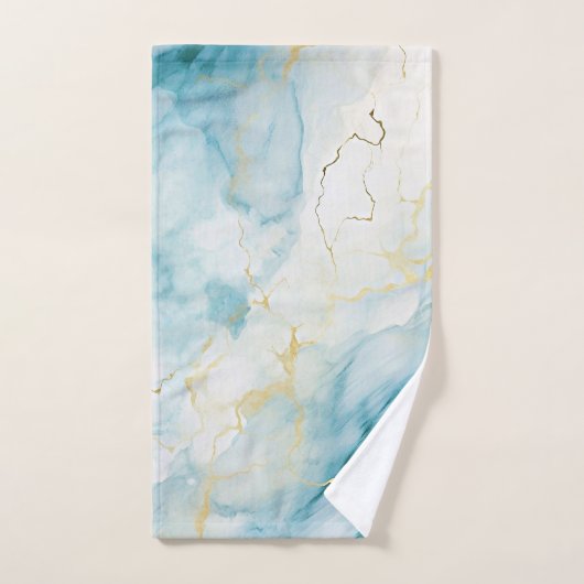 Aquarelle bleue (Serviette à main)